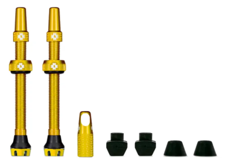 Muc Off Tubeless Valve V2 80mm Gold Aluminium